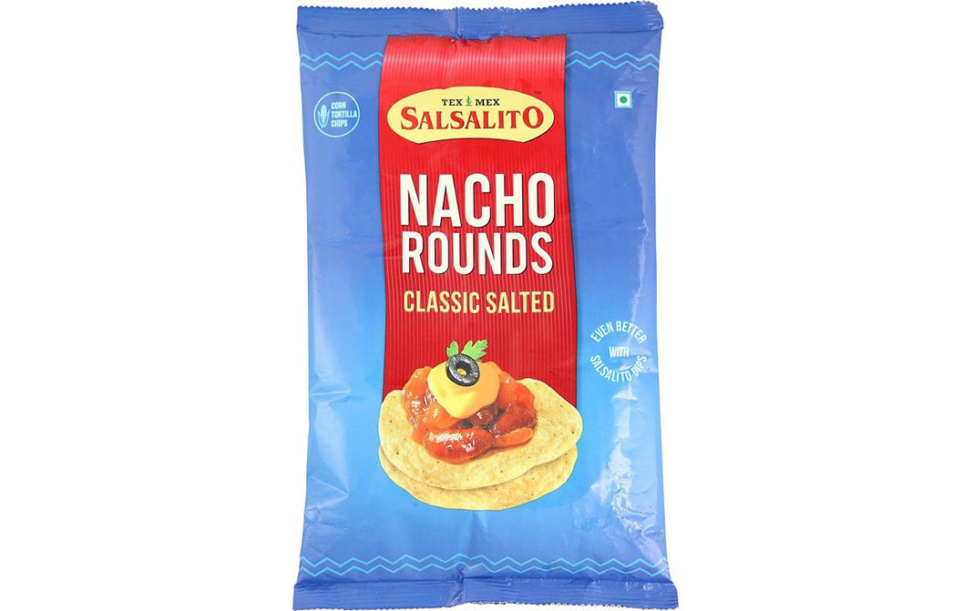 Salsalito Nacho Rounds Classic Salted   Pack  150 grams
